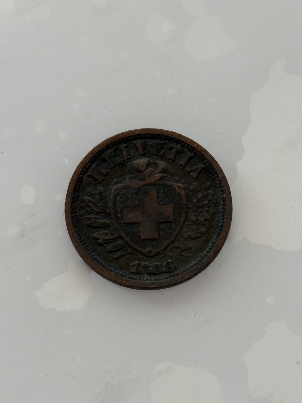 Tutti le monete: 2 Rappen 1888  Rar – Usato da Wallisellen venduto da SWISS_SILVER1