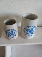 2 Bierhumpen Cardinal Fribourg 3/10 + 5/10 Emblem Löwen