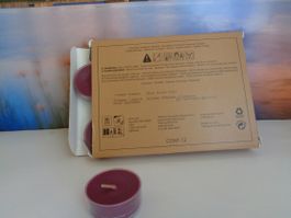 12 Teelichter  Black Forest Fruit