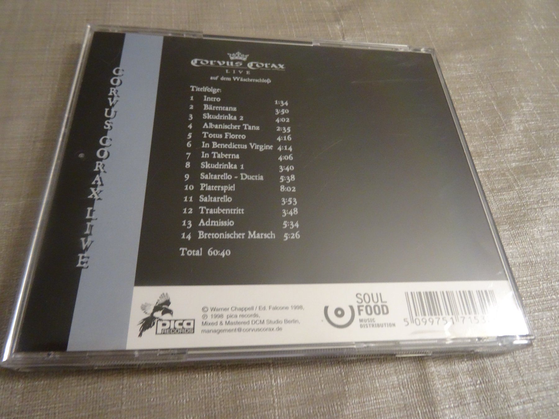 CDs: Corvus Corax Live - CD – D'occasion à Olten par Disc-Ausverkauf 1