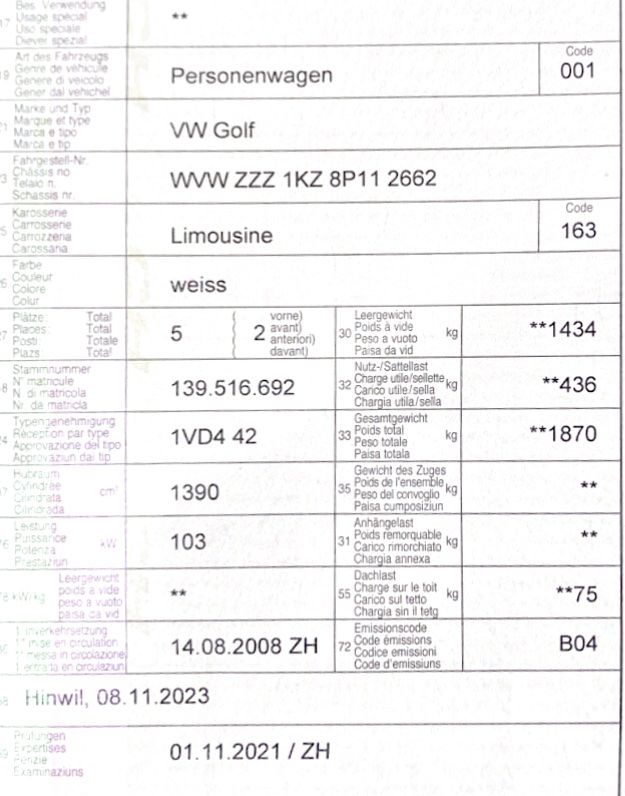VW Autos: VW Golf 5 GT 1.4 TSI 140 PS ab 1.- – Gebraucht aus Horgen von  9