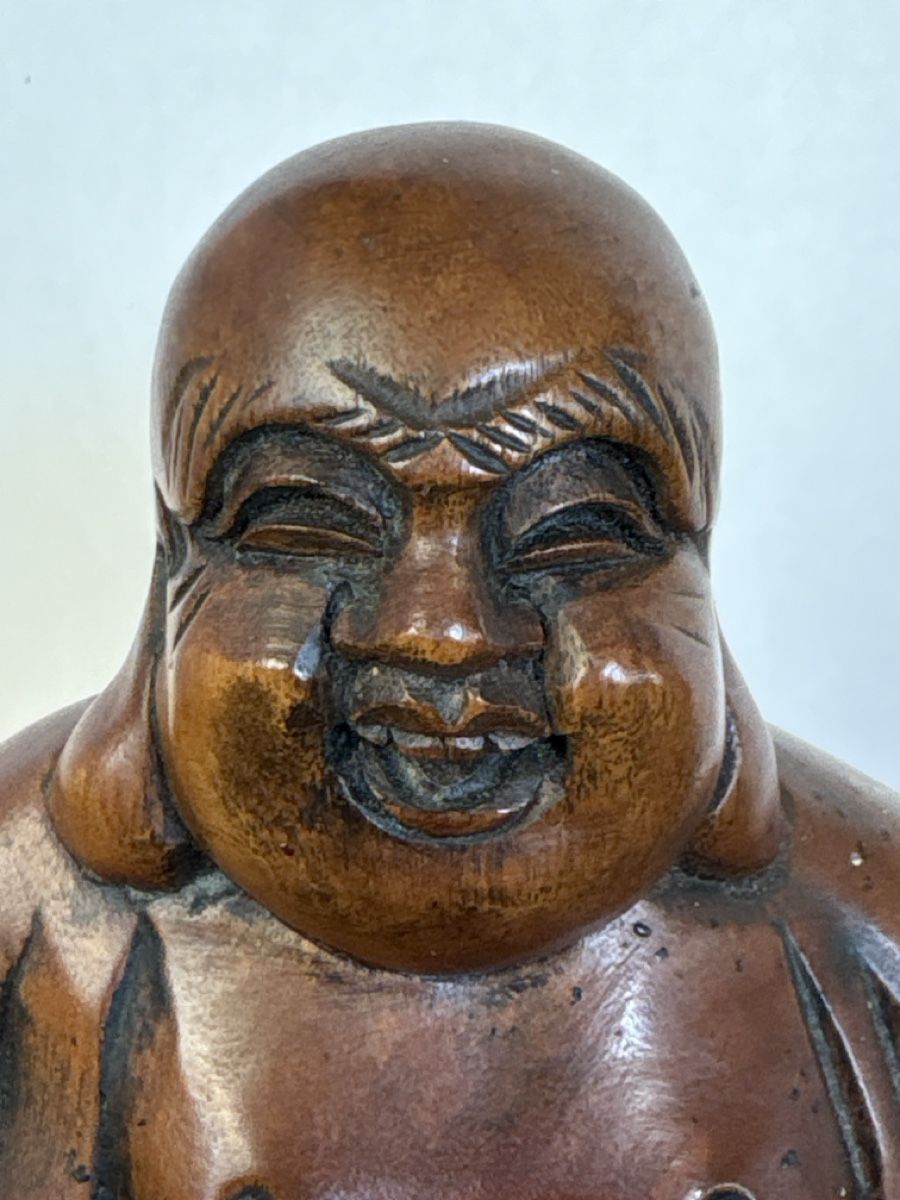 Figuren: Buddah Figur aus Holz – Gebraucht aus Rümlang von euqinom16 4