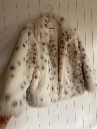 Fake Fur Luchspelz Jacke / Hauber gr. S