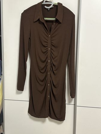 H&M Kleid, braun, Gr. M, neuwertig