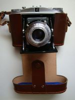 AGFA ISOLETTE II mit Synchro-Compur, 1 bis 1/500 sec, B