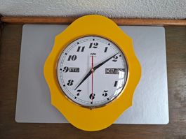 Superbe Horloge Murale Formica Vintage ODO – Design 1970