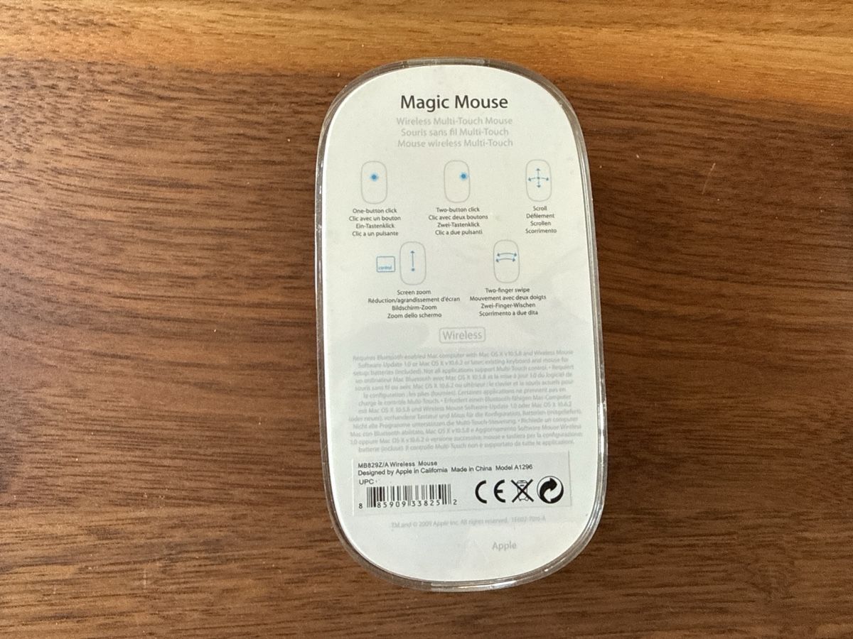 Apple Maus: Apple MagicMouse mit Originalverpackung Model A1296 – Gebraucht aus Bern von 4KSzxrEjtKm 2