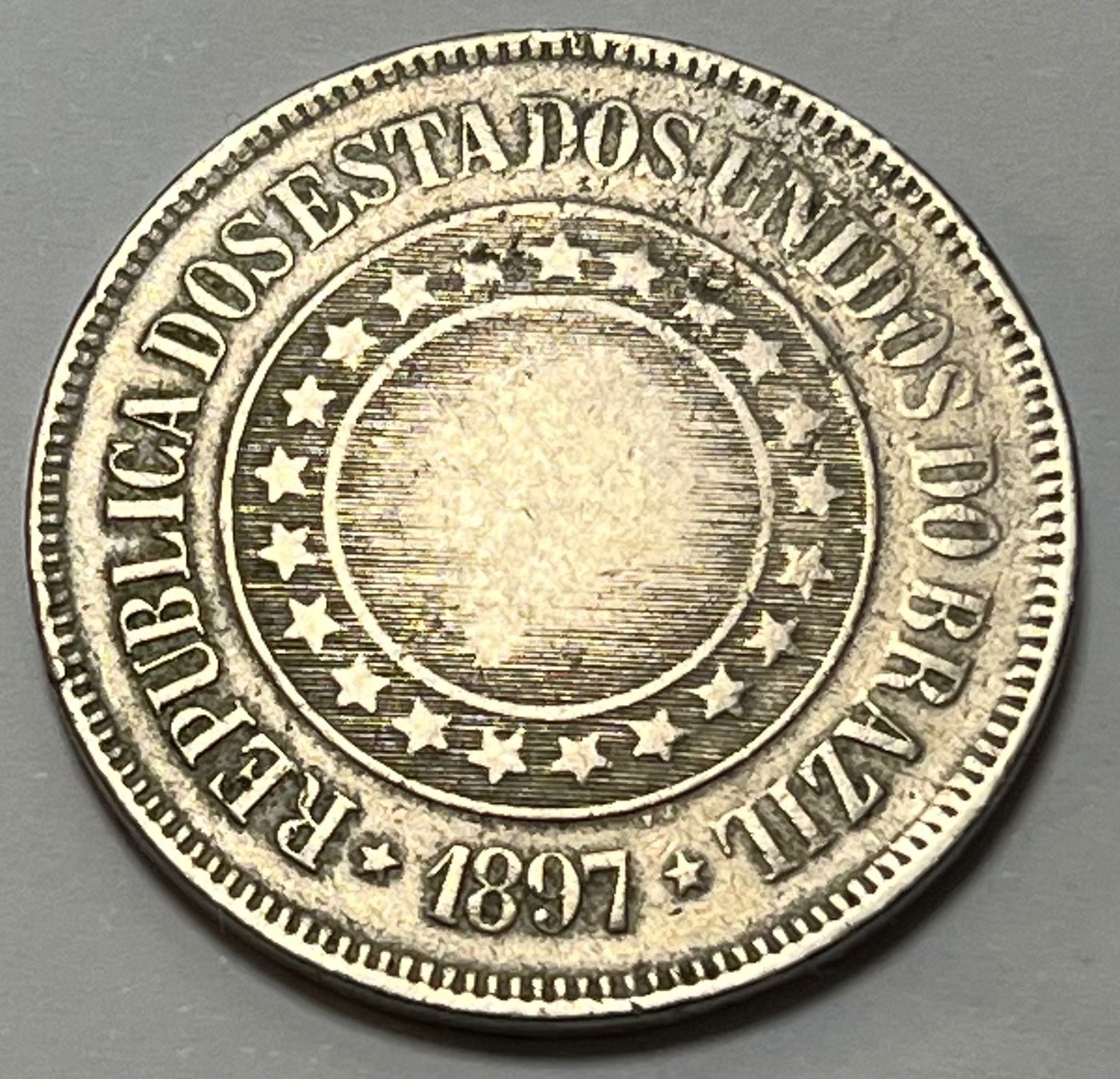 Tutti le monete: 200 Réis - Brazil - 1897 – Usato da Dietikon venduto da Numis8953 1