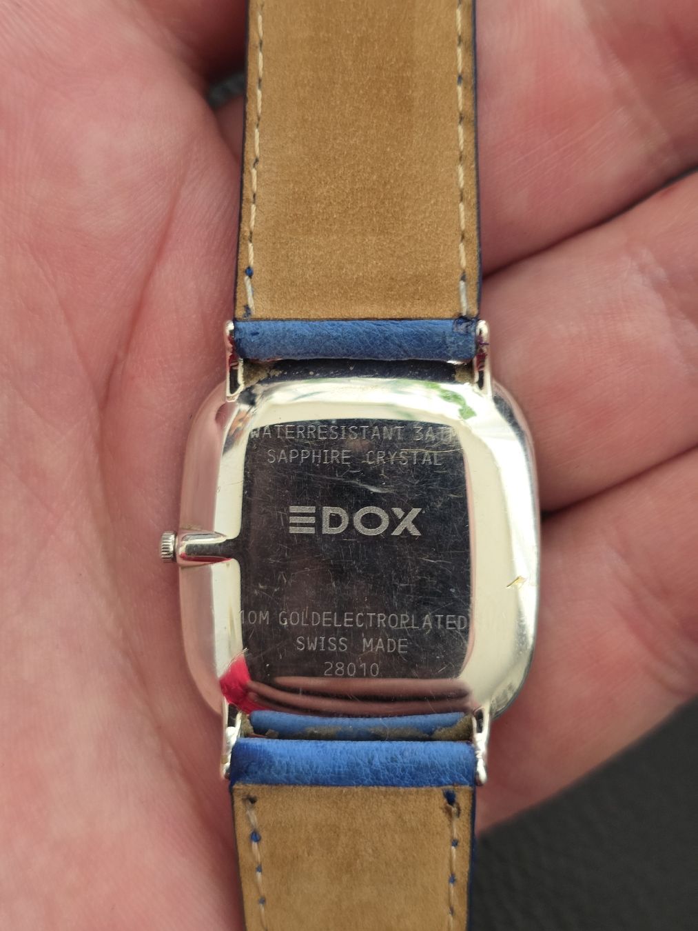 Edox Orologi: Montre Edox Vintage, extra plate  – Usato da Grand-Lancy venduto da Precision-GE 2