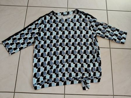 Damen T-Shirt Bonita geometrisches Muster Grösse XXL
