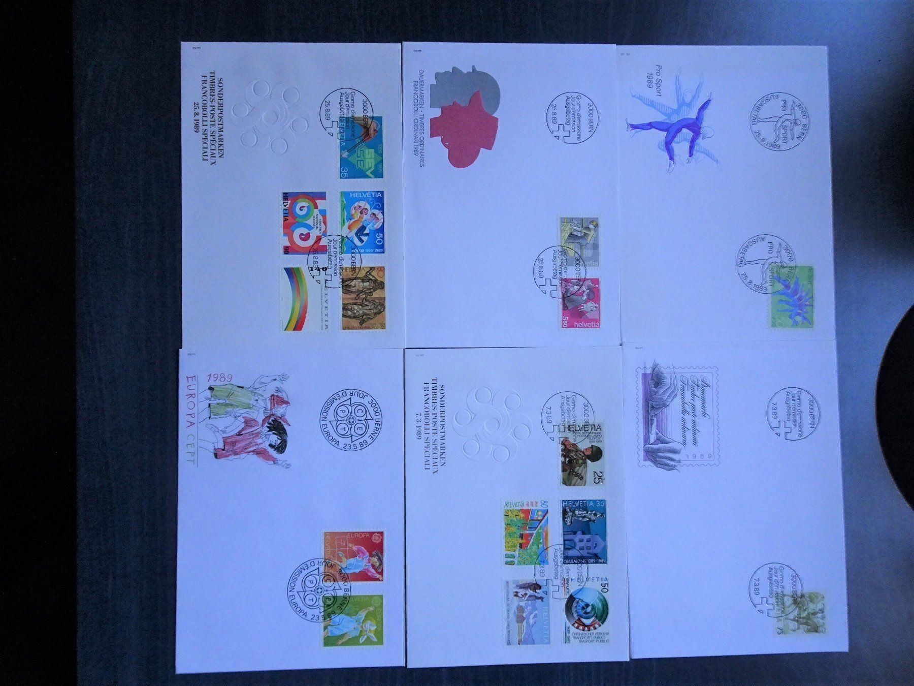 Alle Briefmarken: FDC 1989 – Neu (gemäss Beschreibung) aus Aadorf von Chnorli-Furz