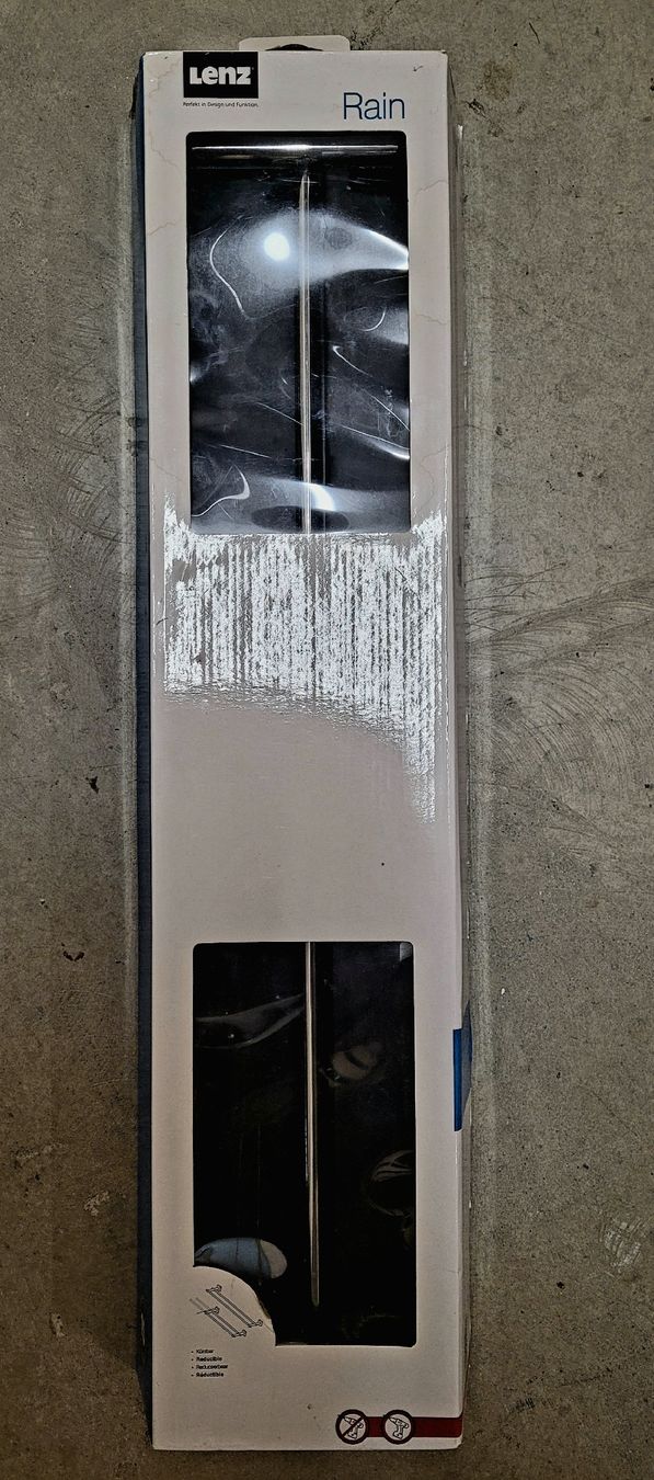 Handtuchhalter: Porte-serviettes 2 barres fixes 65cm Chrome Lenz Rain – Neu und originalverpackt aus Châtelaine von Vlad311