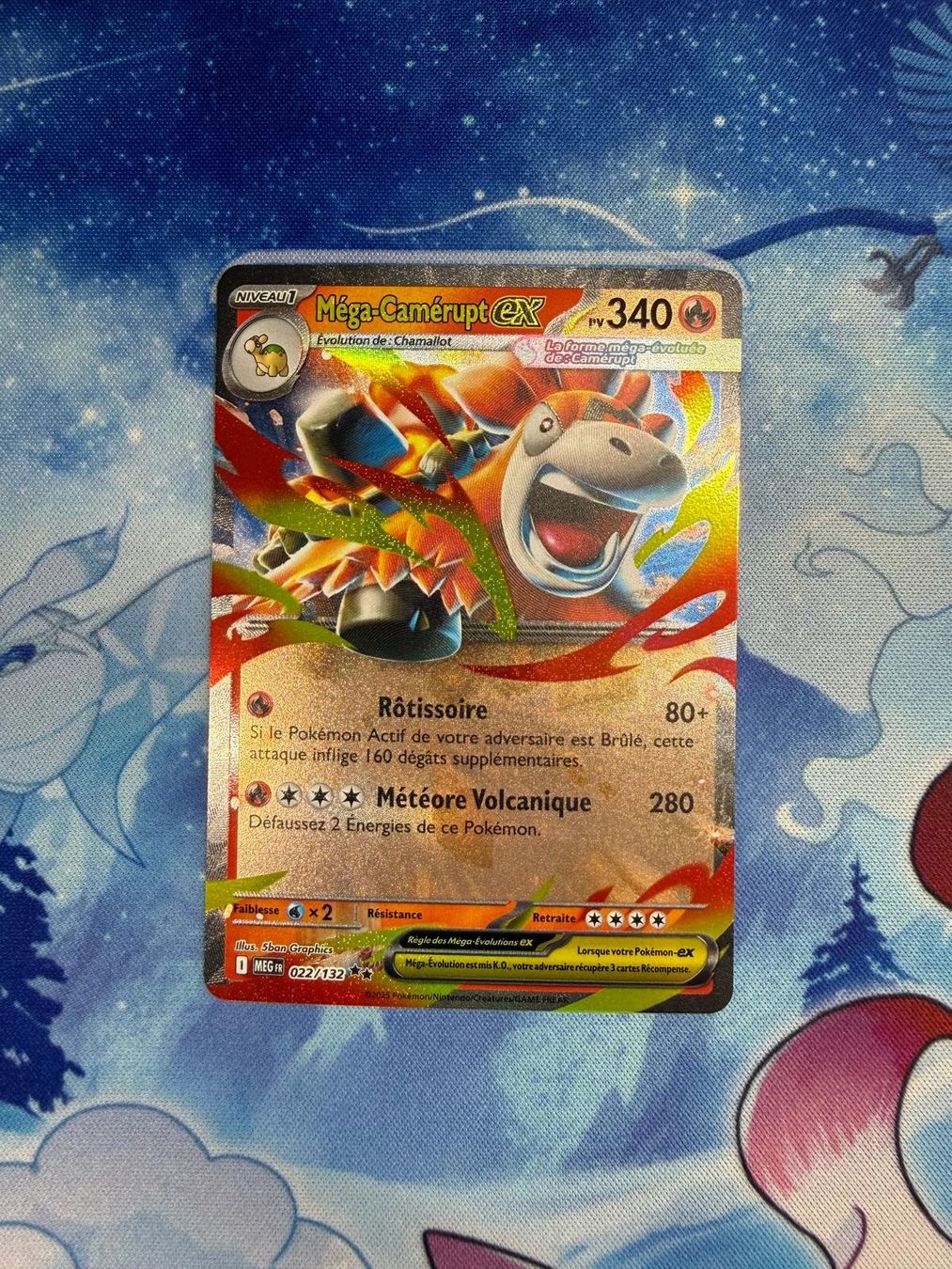 Pokémon Carte collezionabili: Méga-Camérupt EX - MEG 022 FR – Nuovo (secondo la descrizione) da Courgenay venduto da ScamBoxOff