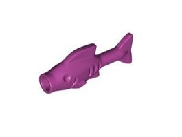 LEGO Animal - 10x Magenta Fish / Fisch - NEW