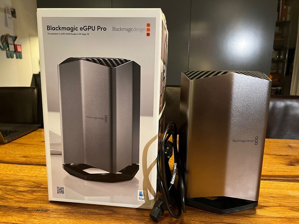 Backmagic eGPU Pro, AMD Radeon Vega 56 für Mac mit Intel CPU