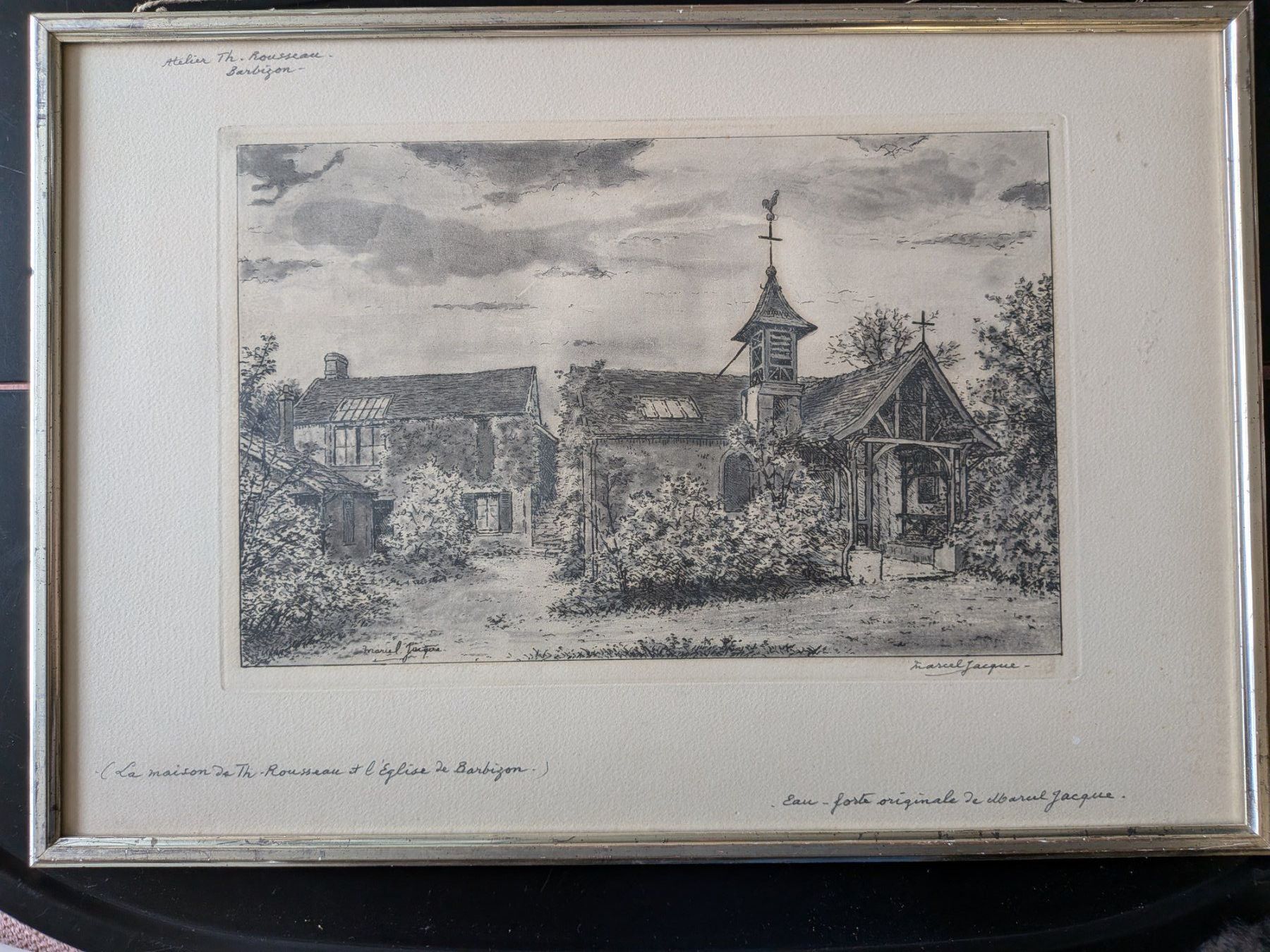 Dipinti: Marcel Jaque Atelier Th. Rousseau Barbizon – Usato da Emmen venduto da magelan