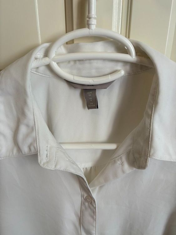 H&M Blusen: Weisse Business-Bluse, H&M, 36 – Gebraucht aus Zürich von Sera.13 2
