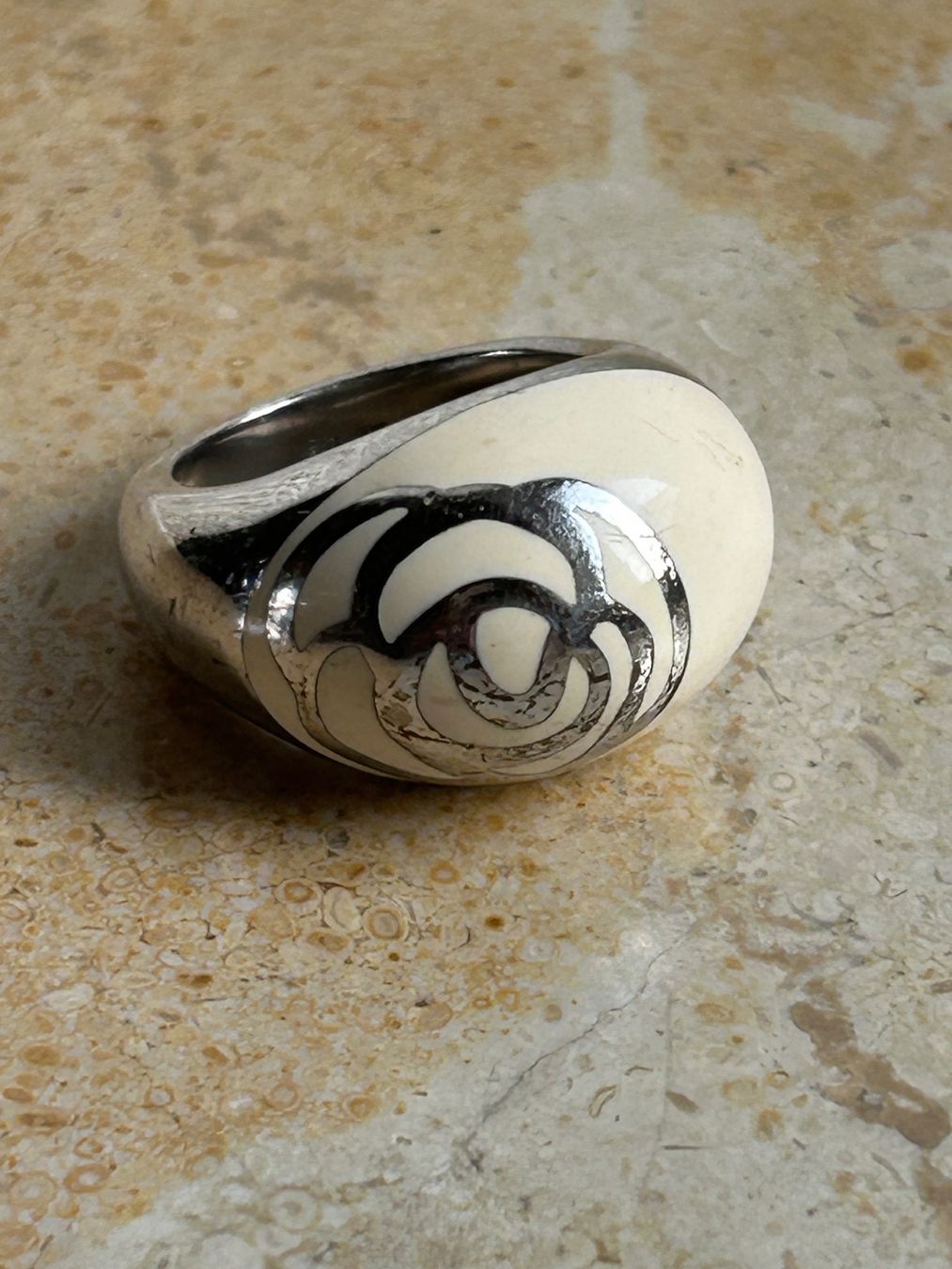 Anelli: Silberring CREME ROSE  (gr.52) – Usato da Basel venduto da bellespirit 2