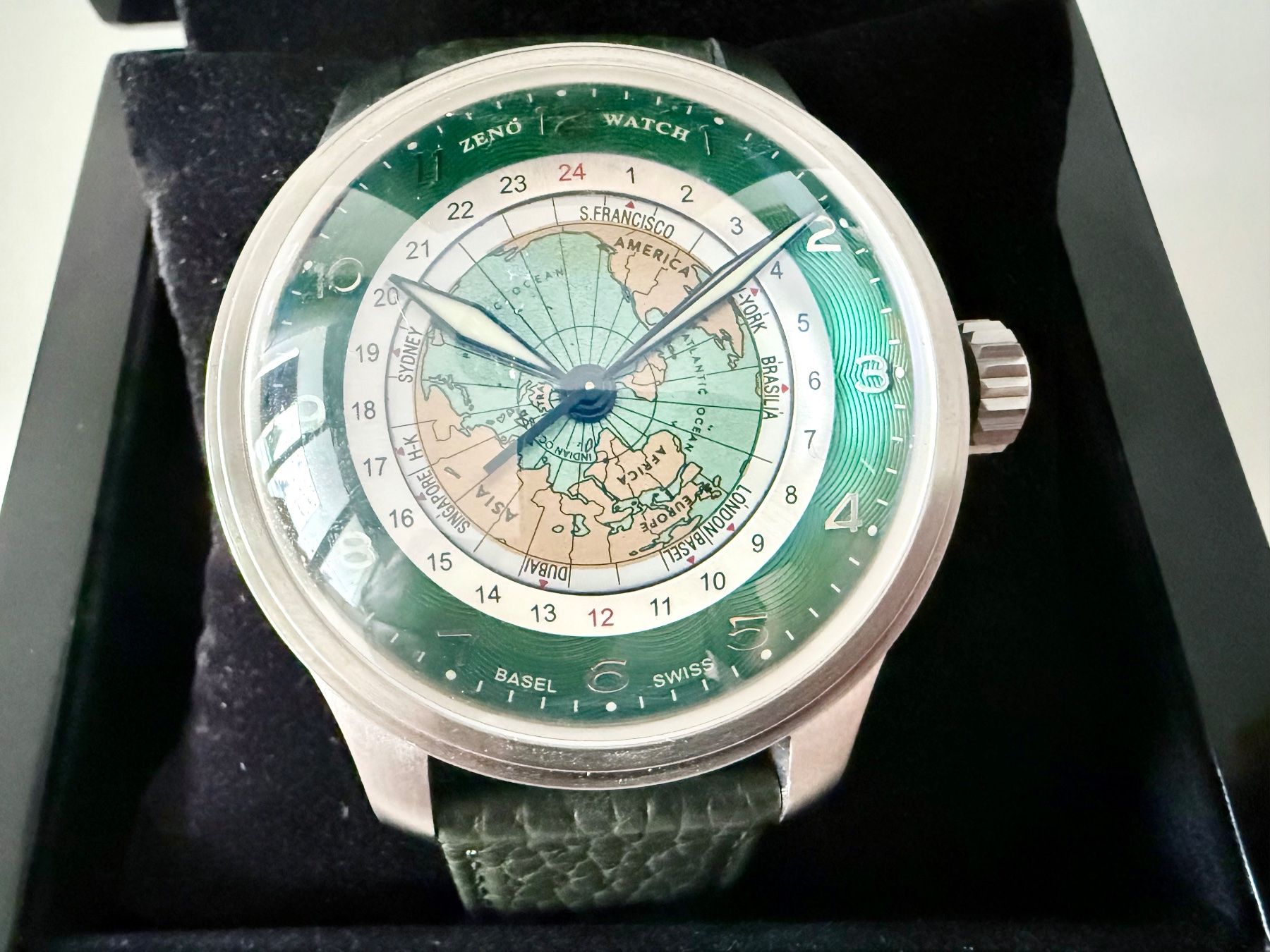 Zeno Uhren: ZENO OS Polar Worldtimer Automatic -Ltd.x/300 -SRP Fr.3998.- – Neu und originalverpackt aus Le Mont-sur-Lausanne von LycaGallery 2