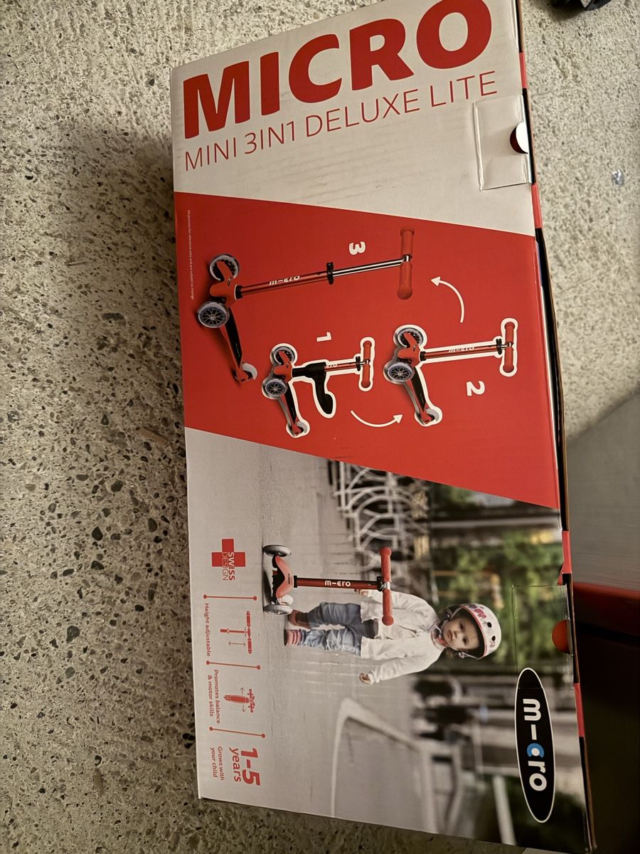 Micro Veicoli per bambini: Micro Mini 3in1 Deluxe Lite Scooter Trotti, neu – Nuovo e nell'imballaggio originale da Zürich venduto da Shushu_Zurich