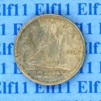 CAD___0.10 1968 Silber ss-vz 10 Cents