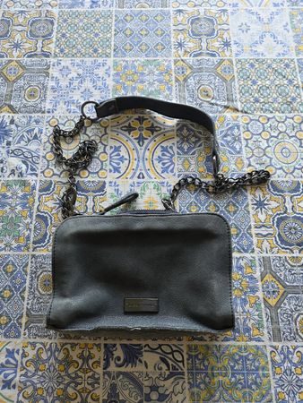 Tasche Liebeskind Berlin dunkelgrau Leder guter Zustand