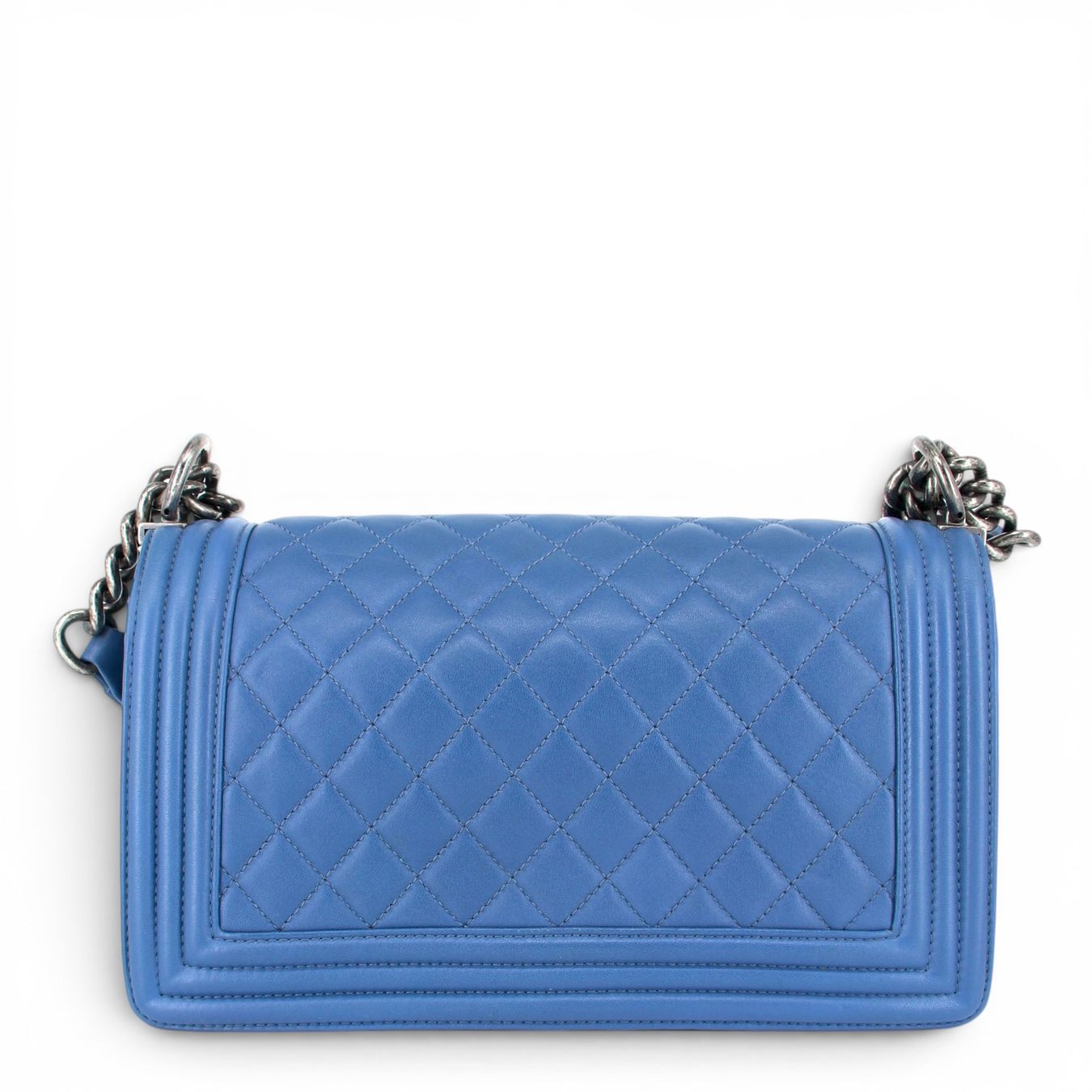 Chanel Borse da donna: Chanel Medium Boy blau RHW – Usato da Binningen venduto da Designerlabels 3