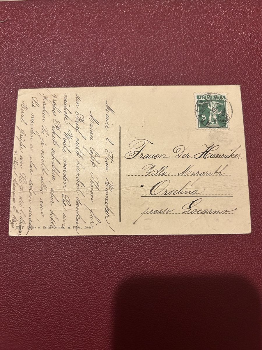 Cartoline postali: Kaiser Wilhelm II. in der Schweiz 1912 – Usato da Breganzona venduto da Milesbo 1
