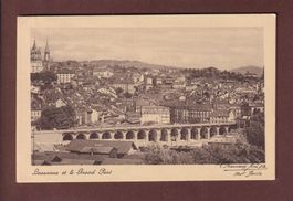 LAUSANNE - Grand Pont - 1920