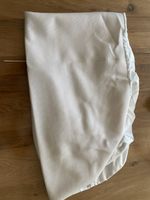 Wasserdichtes Spannbettlaken für Babybett weiss 70x140