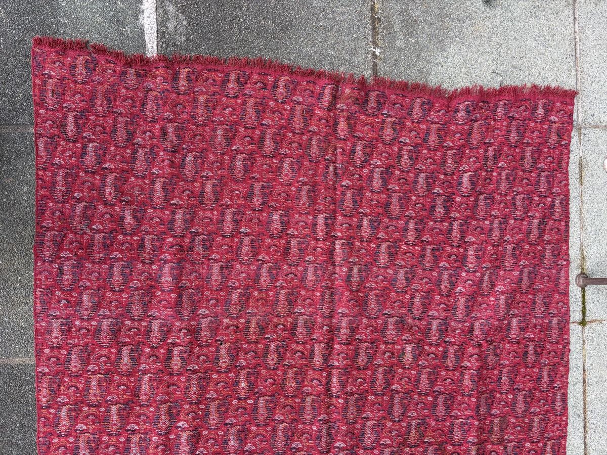 Foulard & Sciarpe: Antiker Kaschmirschal rot, mit Paisley Muster – Usato da Zürich venduto da mimikiki100 4