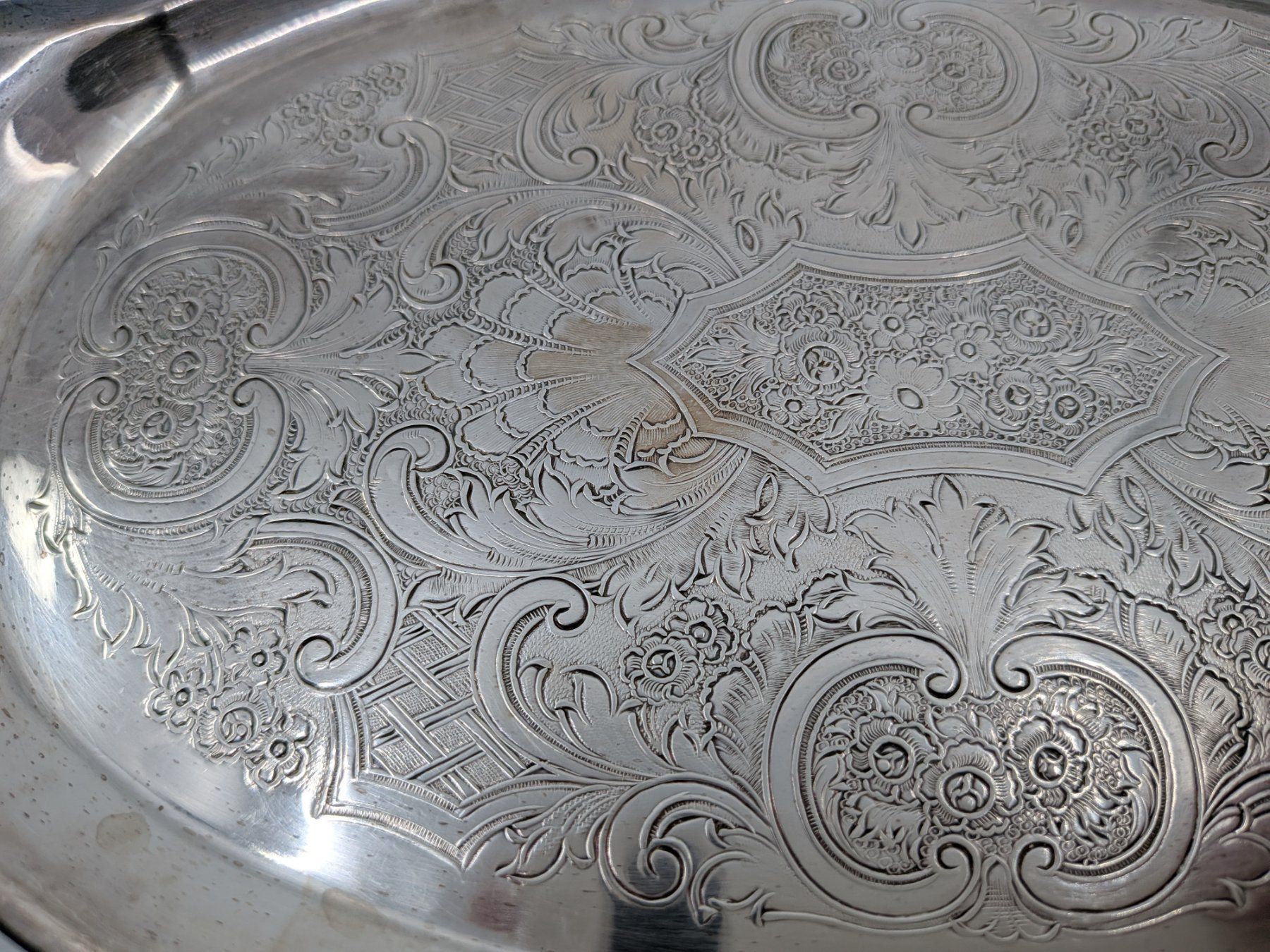 Plateaux: Barker Ellis Made in England versilberte Platte – D'occasion à Emmen par magelan 1