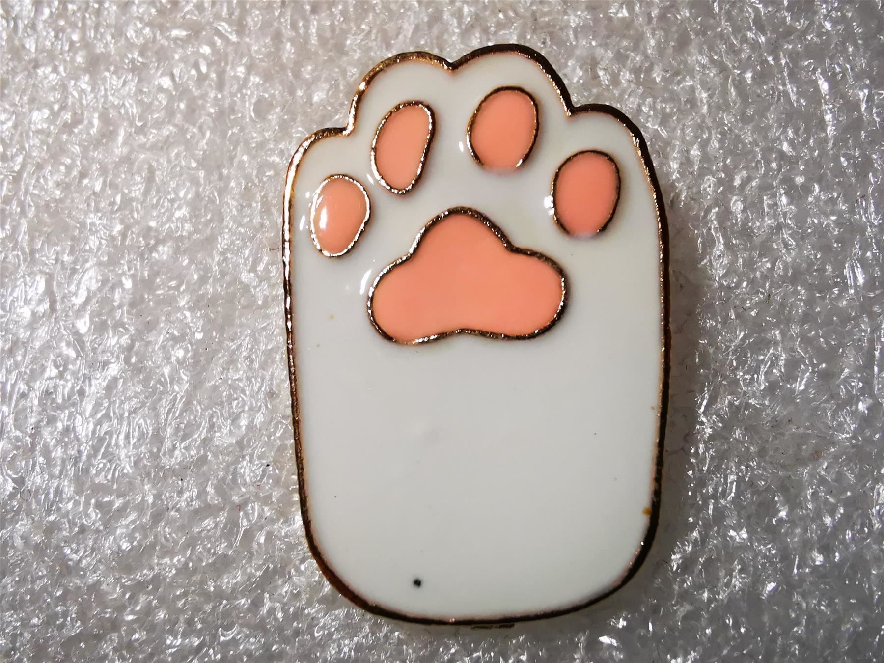 Placchette & Badge: Ansteckpin 50: Katzenpfote – Usato da Oppligen venduto da Pin-Fall-Shop