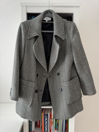 Damenmantel Fischgrat-Muster von La Redoute