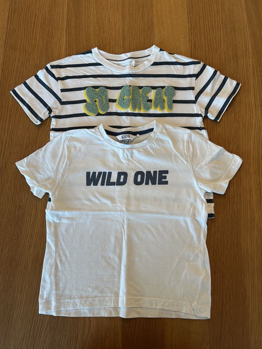 Camicie, T-shirt & Polo: 2 Kinder T-Shirts Gr. 110 – Usato da Schwarzenbach SG venduto da bienchen22