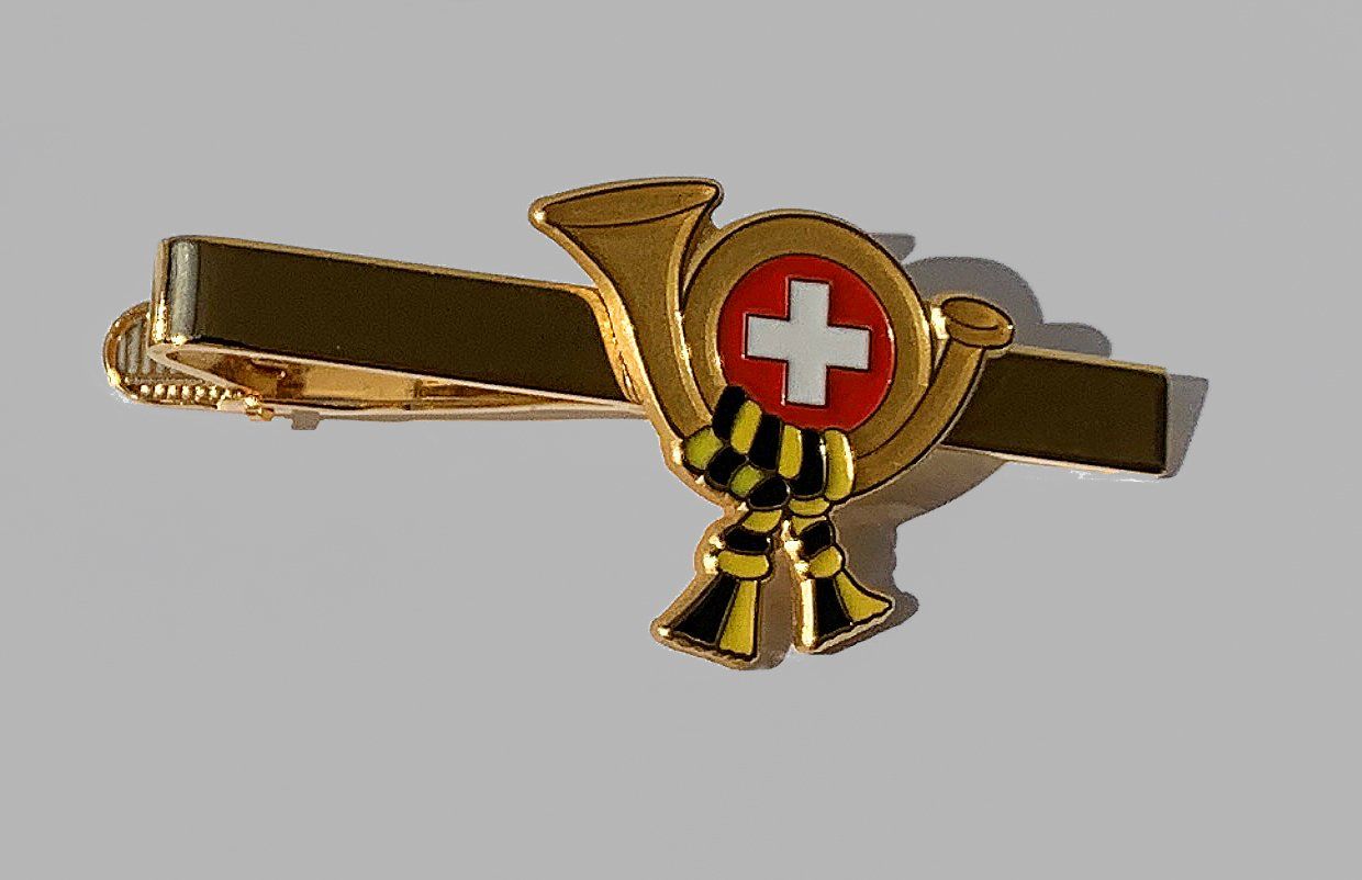 Placchette & Badge: Postauto Postkutsche Postillonhörnli Krawattennadel – Nuovo (secondo la descrizione) da Bern venduto da AWiBe 4