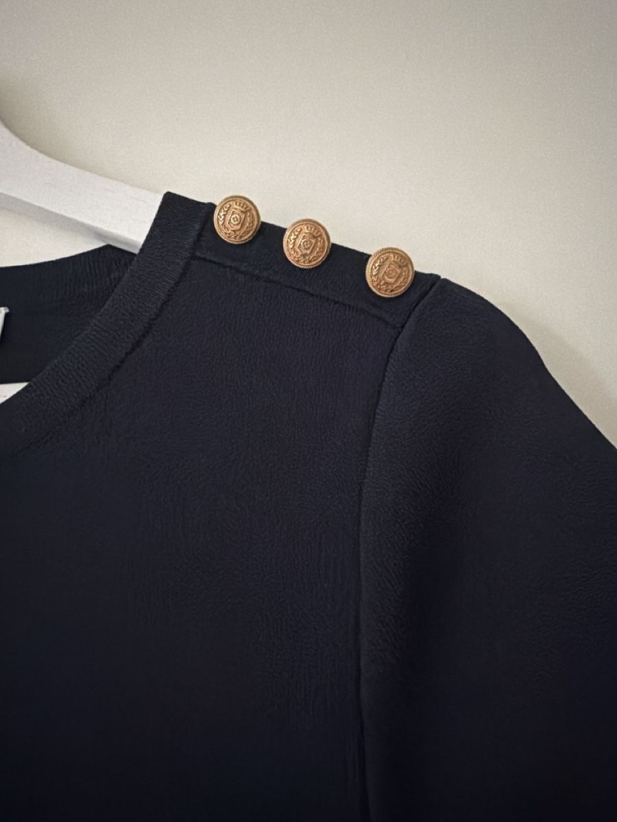 Zara Kleider: ZARA Kleid navy Grösse S mit Knöpfen – Neu (gemäss Beschreibung) aus Niederhasli von Luxevault 2