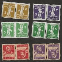 Schweiz Kehrdruck K5 k6 K7II K7III  Falz Katalog über 200.-