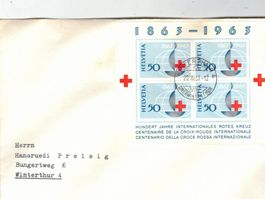 rotes Kreuz Block 1953 Briefmarken Philatelie