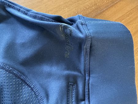 Reithose Equilibre blau Grösse 146 mit Besatz 