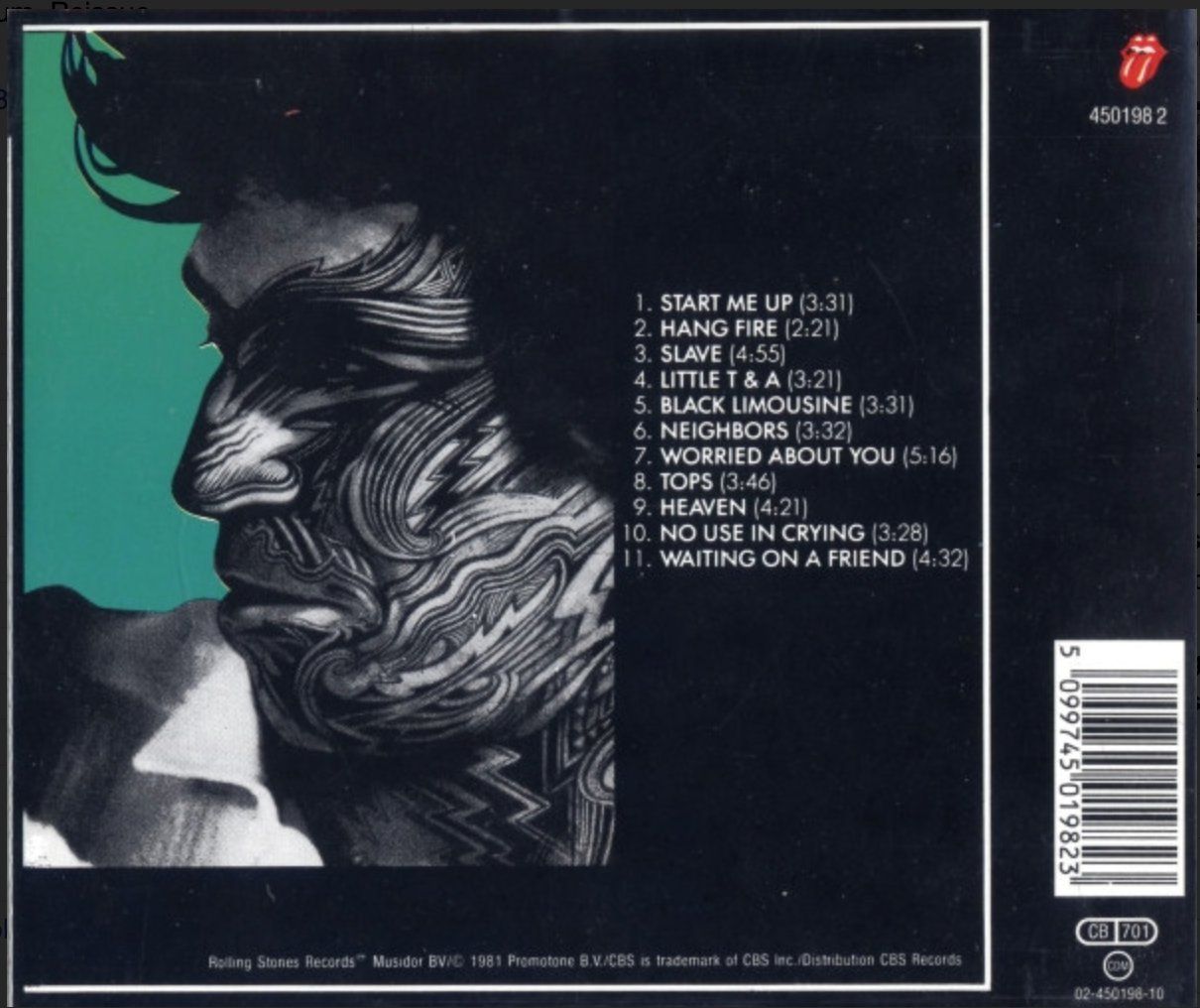 CD: The Rolling Stones - Tatoo You – Usato da Brunnen venduto da Barfly5 1