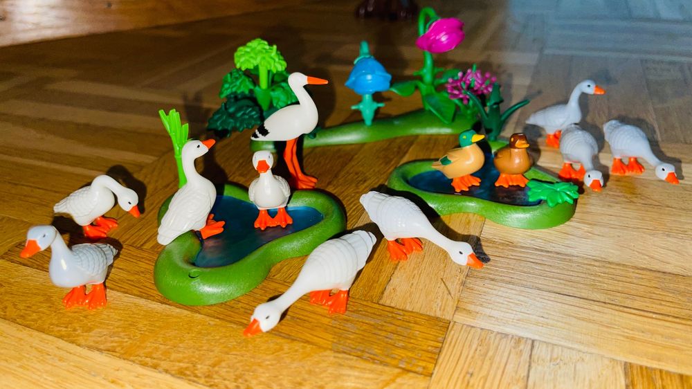 Playmobil, Teich mit Gänse, Schwäne und Storch Kaufen auf Ricardo