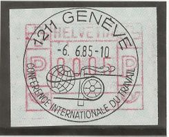 1211 GENEVE 06.06.85 conference int. auf ATM (FRAMA) [8513]