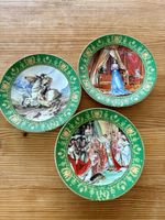 Limoges Porzellan Teller Set, Napoleon & Josephine! (1986)