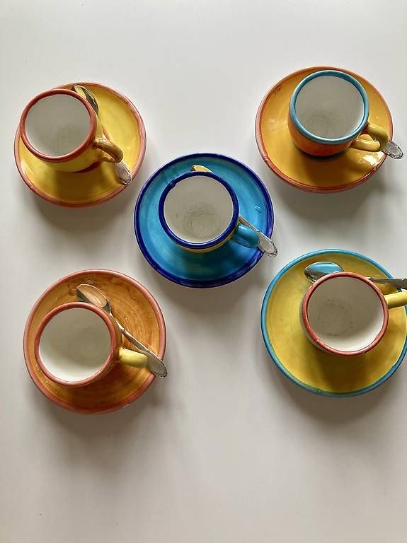Tazze: Hübsche Espresso Tassen aus Italien – Usato da Luzern venduto da and_2hbf 1