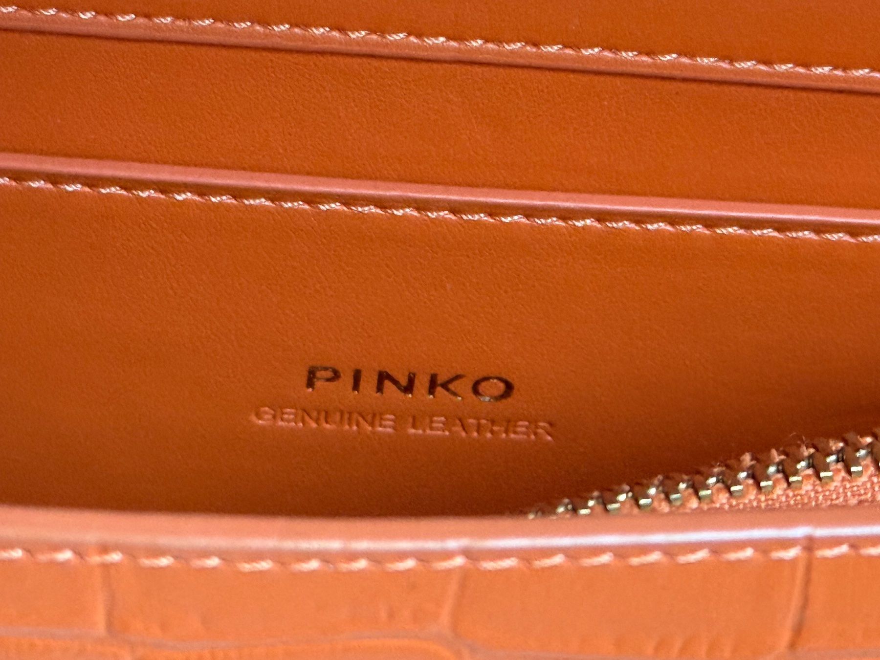 Pinko Borse da donna: PINKO Handtasche croco orange – Usato da Endingen venduto da lisous.closet 5