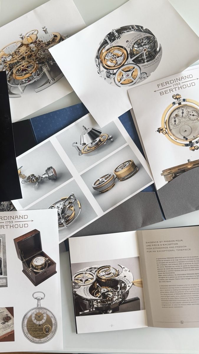 Documenti: Ferdinand Berthoud - Dossier de Présentation Luxe / FB 1 – Usato da Neuchâtel venduto da Elipshop 3