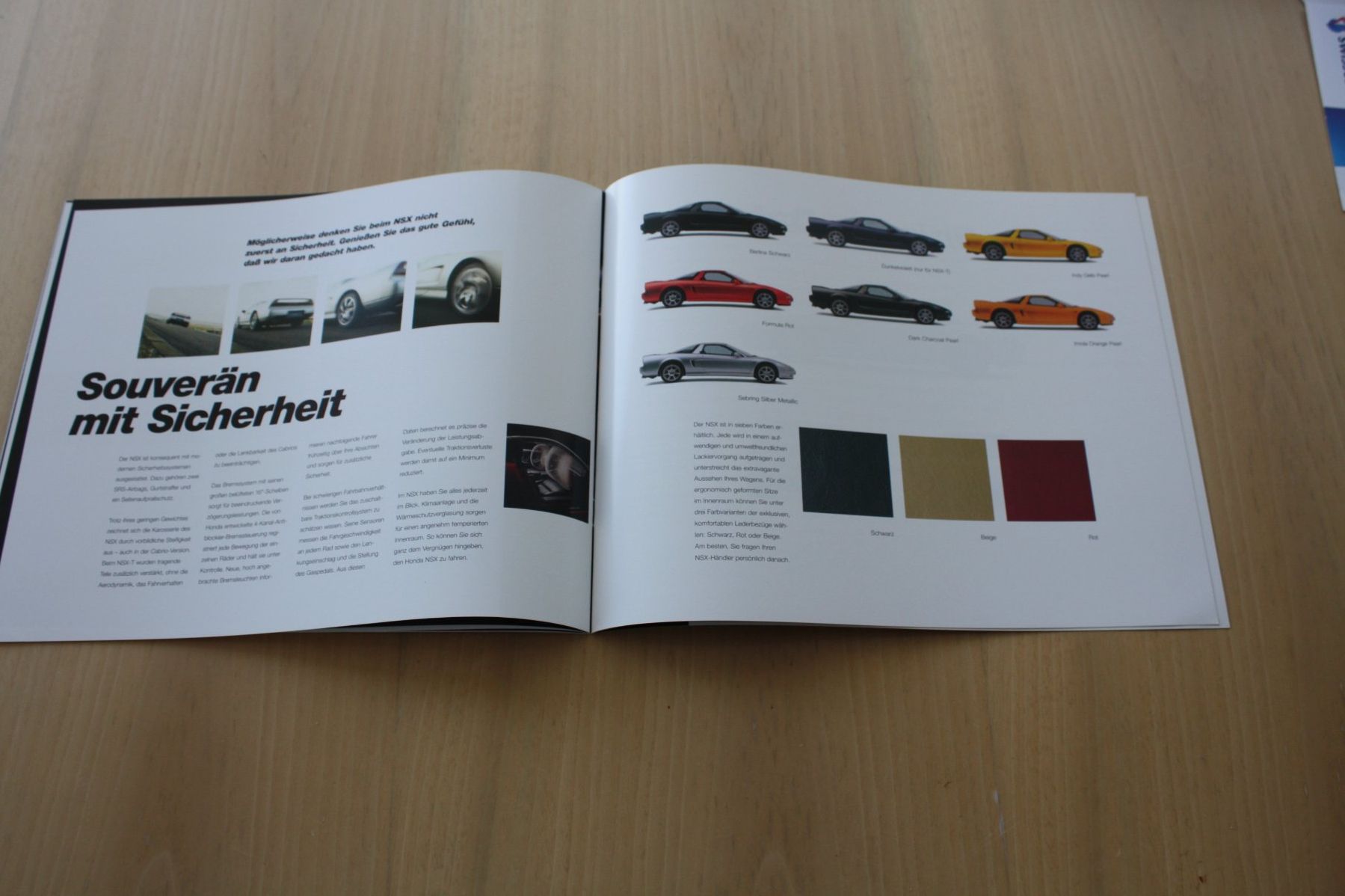 Honda Documenti: Honda NSX Prestige Prospekt 6.1997 – Usato da Wikon venduto da erwin400 7
