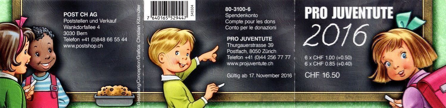 Tutti i francobolli: Markenheft Pro Juventute 2016** – Nuovo (secondo la descrizione) da Dottikon venduto da haeusibuh5 2