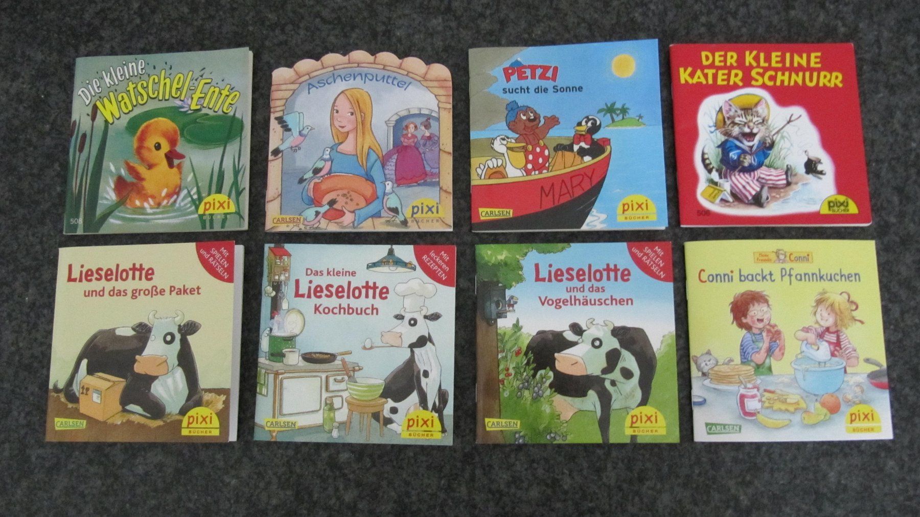 Bücher: 8 verschiedene Pixi Bücher – Gebraucht aus Brunnen von Kiwiland1